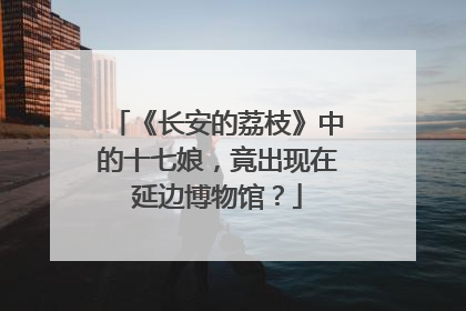 《长安的荔枝》中的十七娘，竟出现在延边博物馆？