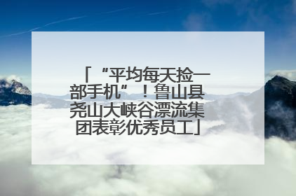 “平均每天捡一部手机”！鲁山县尧山大峡谷漂流集团表彰优秀员工