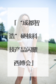 “成都智造”硬核科技产品闪耀西博会