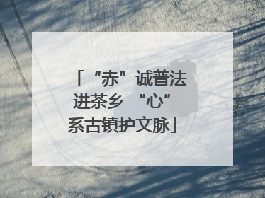 “赤”诚普法进茶乡 “心”系古镇护文脉