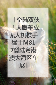 空陆双侠！天鹰车载无人机携手猛士M817登陆粤港澳大湾区车展