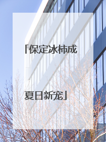保定冰柿成夏日新宠