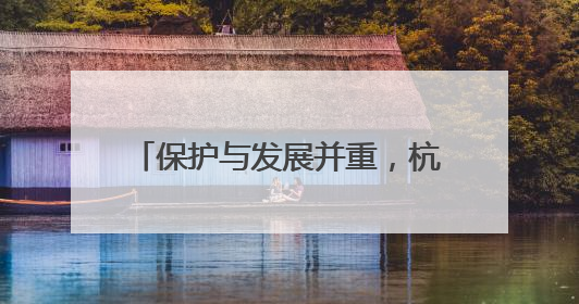 保护与发展并重，杭州在“依山理水”间唤醒“古村新生”