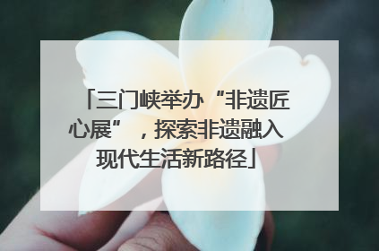三门峡举办“非遗匠心展”，探索非遗融入现代生活新路径