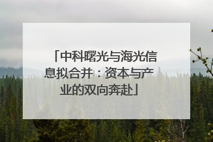 中科曙光与海光信息拟合并：资本与产业的双向奔赴