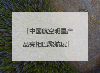 中国航空明星产品亮相巴黎航展
