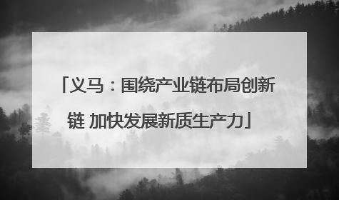 义马：围绕产业链布局创新链 加快发展新质生产力