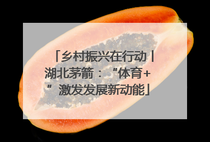 乡村振兴在行动丨湖北茅箭：“体育+”激发发展新动能