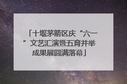 十堰茅箭区庆“六一”文艺汇演暨五育并举成果展圆满落幕