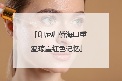 印尼归侨海口重温琼崖红色记忆