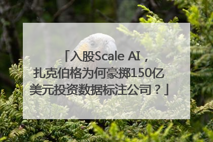 入股Scale AI，扎克伯格为何豪掷150亿美元投资数据标注公司？