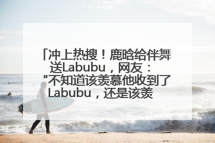 冲上热搜！鹿晗给伴舞送Labubu，网友：“不知道该羡慕他收到了Labubu，还是该羡慕鹿晗送他礼物”