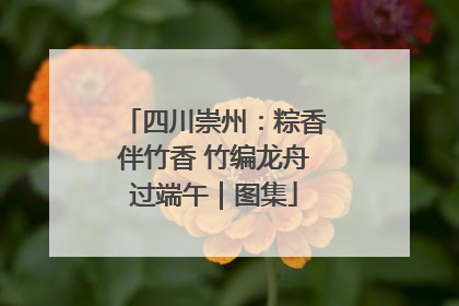 四川崇州：粽香伴竹香 竹编龙舟过端午｜图集