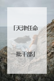 天津任命一批干部