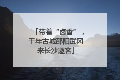 带着“卤香”，千年古城邵阳武冈来长沙邀客