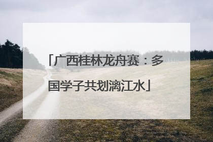 广西桂林龙舟赛：多国学子共划漓江水