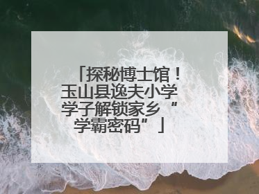 探秘博士馆！玉山县逸夫小学学子解锁家乡“学霸密码”