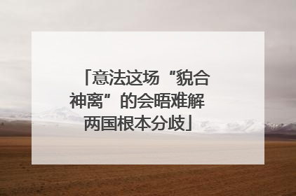 意法这场“貌合神离”的会晤难解两国根本分歧