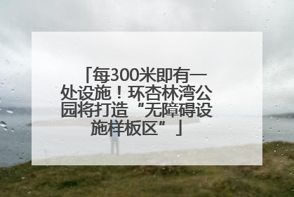 每300米即有一处设施！环杏林湾公园将打造“无障碍设施样板区”