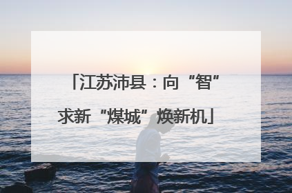 江苏沛县：向“智”求新“煤城”焕新机