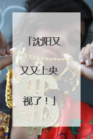 沈阳又又又上央视了！