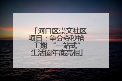河口区崇文社区项目：争分夺秒抢工期 “一站式”生活圈年底亮相