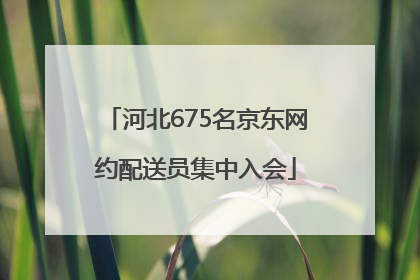 河北675名京东网约配送员集中入会
