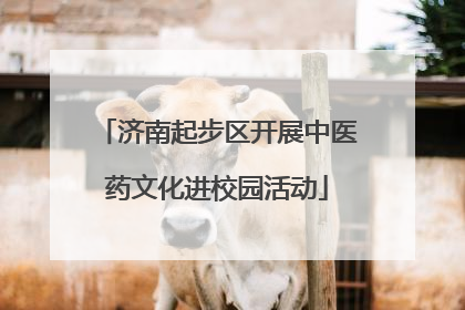 济南起步区开展中医药文化进校园活动