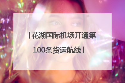 花湖国际机场开通第100条货运航线