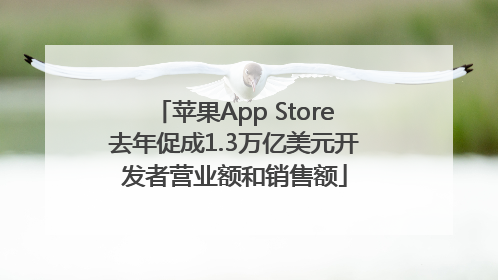 苹果App Store去年促成1.3万亿美元开发者营业额和销售额