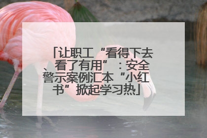 让职工“看得下去、看了有用”：安全警示案例汇本“小红书”掀起学习热