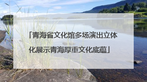 青海省文化馆多场演出立体化展示青海厚重文化底蕴