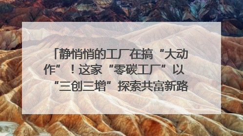 静悄悄的工厂在搞“大动作”！这家“零碳工厂”以“三创三增”探索共富新路径｜网络名人四川行