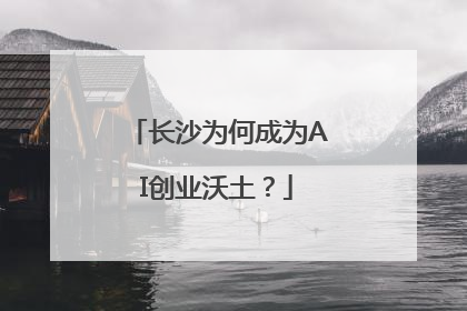 长沙为何成为AI创业沃土？
