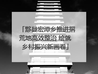 黟县宏潭乡推进撂荒地高效整治 绘就乡村振兴新画卷