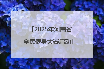 2025年河南省全民健身大赛启动