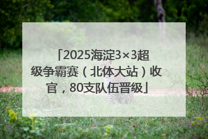 2025海淀3×3超级争霸赛（北体大站）收官，80支队伍晋级