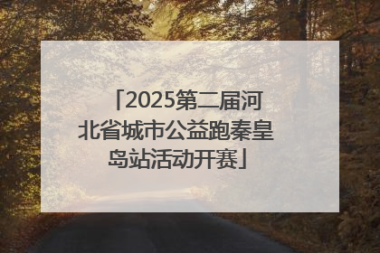 2025第二届河北省城市公益跑秦皇岛站活动开赛