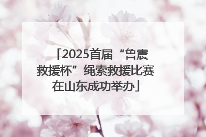 2025首届“鲁震救援杯”绳索救援比赛在山东成功举办