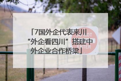 7国外企代表来川 “外企看四川”搭建中外企业合作桥梁
