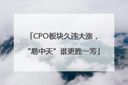 CPO板块久违大涨，“易中天”谁更胜一筹